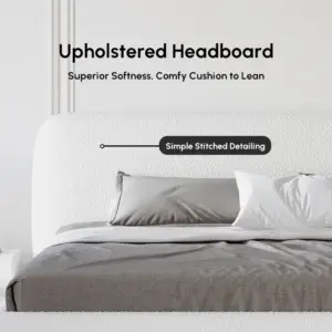 ⁦Craven modern natural wood bed⁩ - الصورة ⁦17⁩