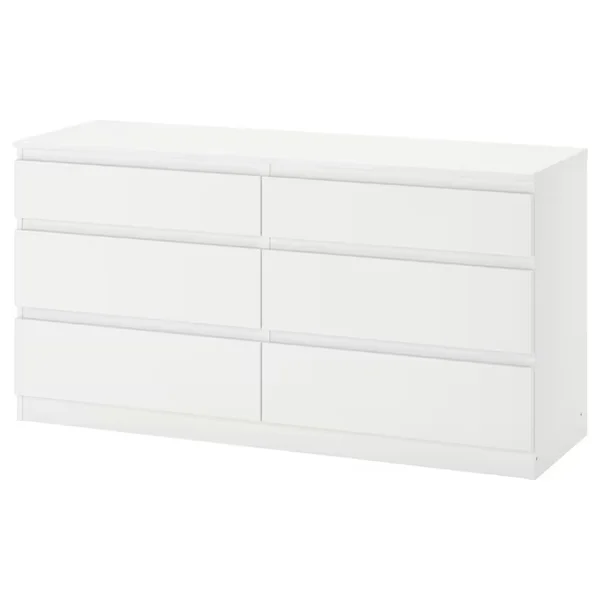 كولين وحدة تخزين بـ 6 أدراج أبيض - الصورة 6