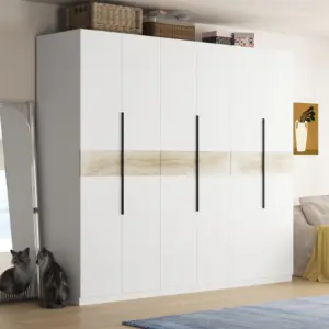⁦Kidlo natural wood wardrobe⁩ - الصورة ⁦3⁩