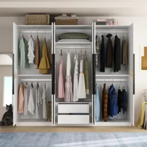 ⁦Kidlo natural wood wardrobe⁩ - الصورة ⁦6⁩