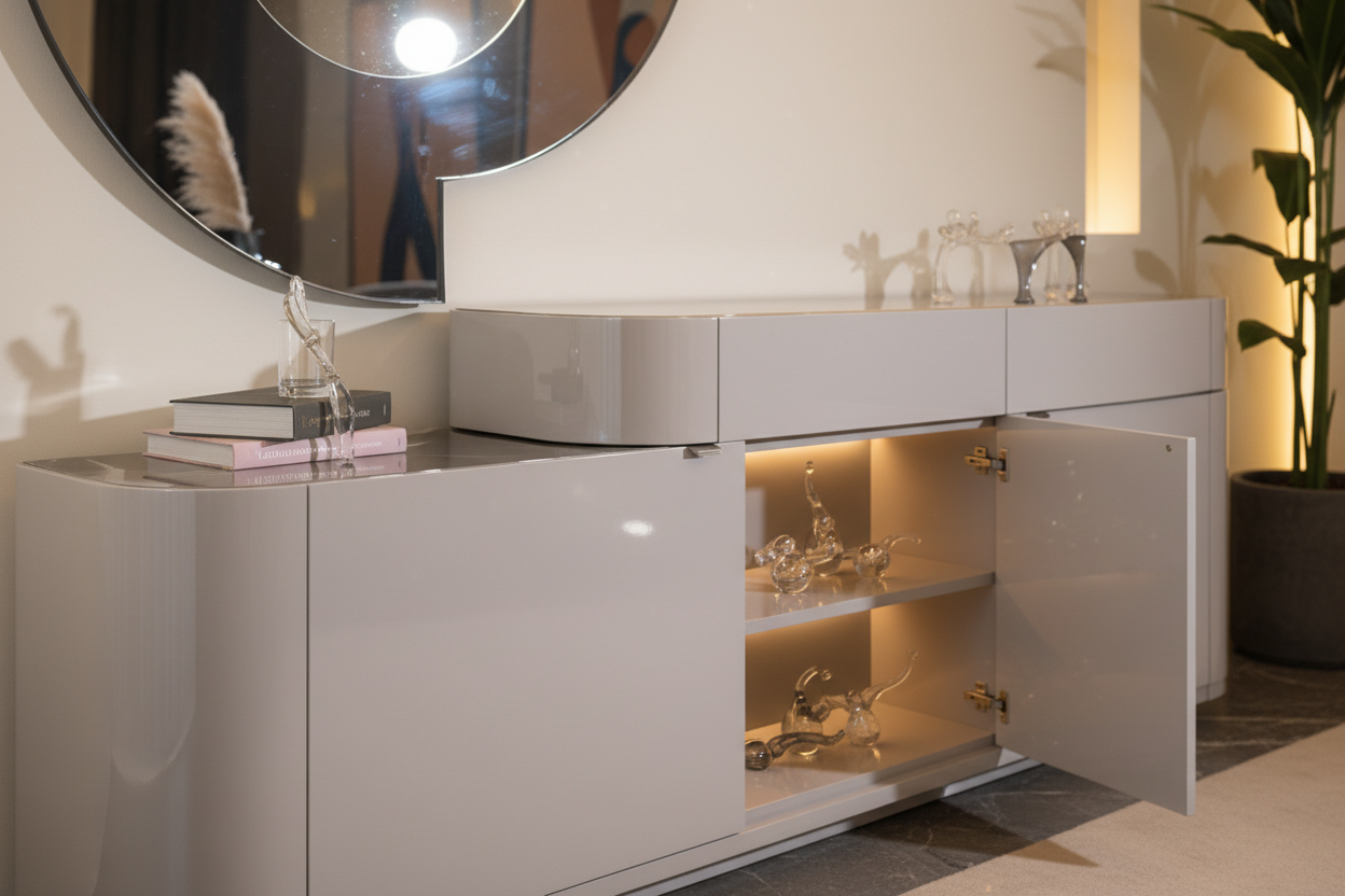 لونيـرا سفرة مودرن بيضاوية بتصميم أنيق - الصورة 3