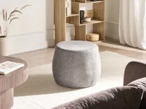 Mavlo Round Plush Soft Padded Pouf