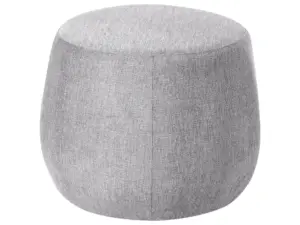 ⁦Mavlo Round Plush Soft Padded Pouf⁩ - الصورة ⁦3⁩