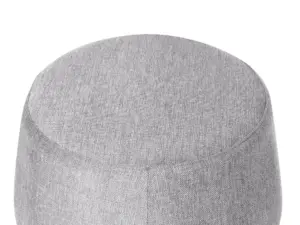 ⁦Mavlo Round Plush Soft Padded Pouf⁩ - الصورة ⁦4⁩