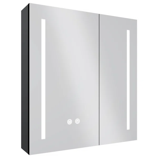 إليزيه مرآة مضيئة مع مساحة تخزين - الصورة 4