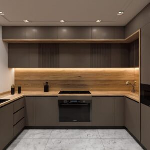 مطبخ مودرن بخامات متعددة