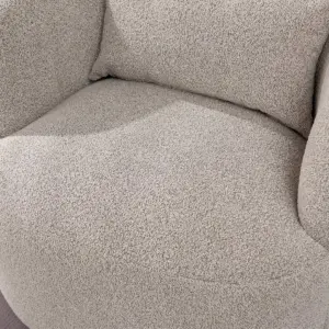 ⁦Monarch curved armchair in natural wood⁩ - الصورة ⁦6⁩